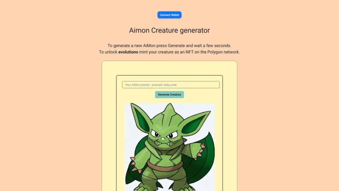 AI Mon NFT Generator