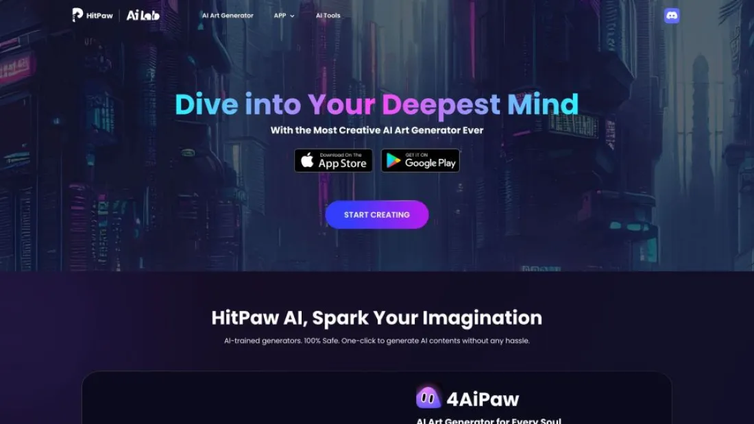 HitPaw AI Art Generator