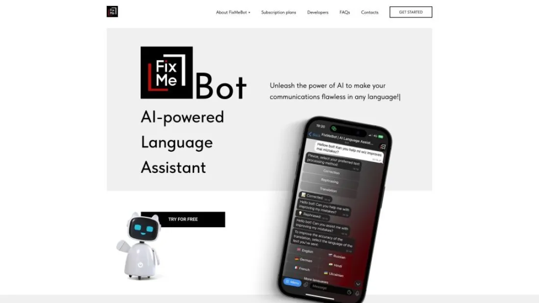 FixMeBot AI