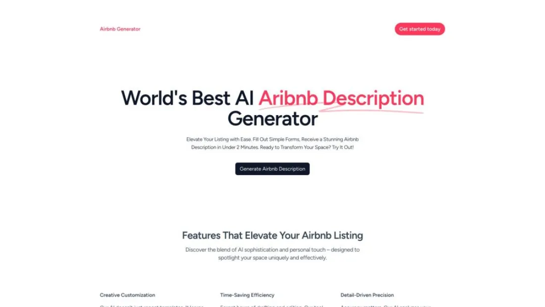 Airbnb Generator