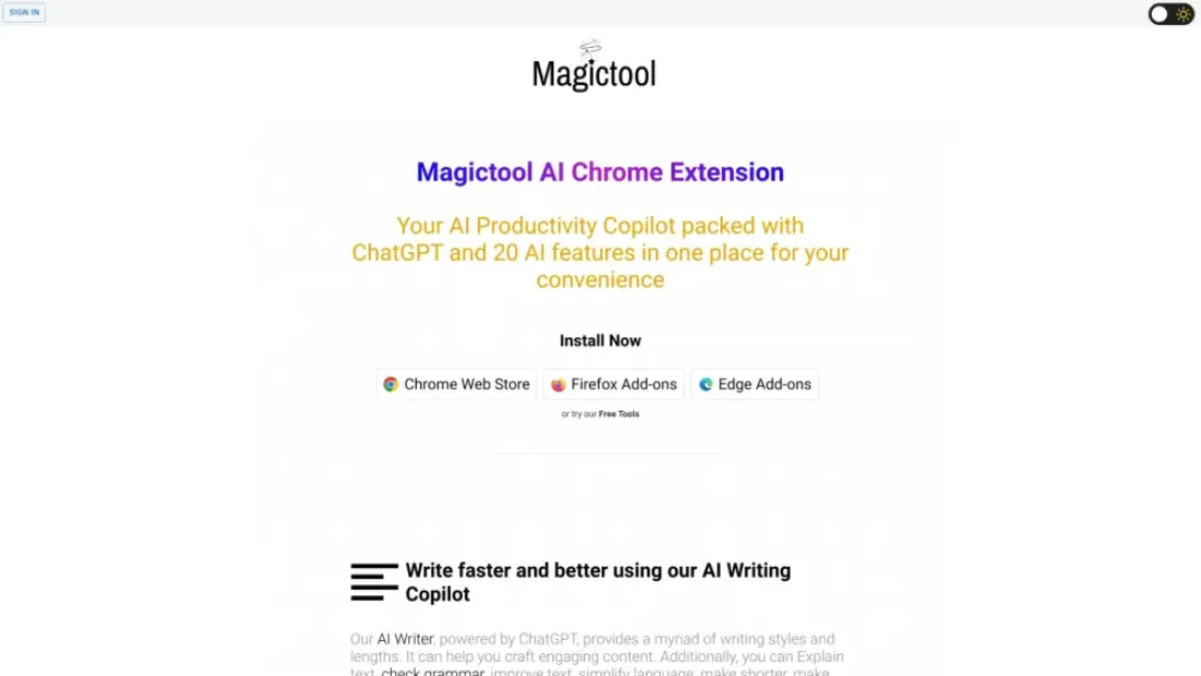 Magic Tool AI