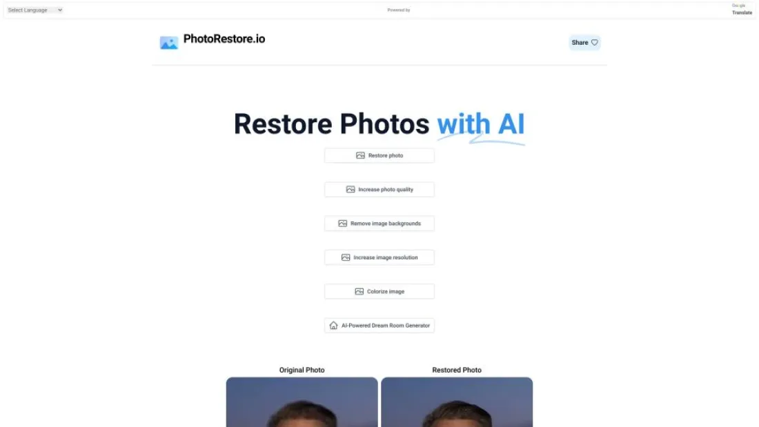 PhotoRestore.io