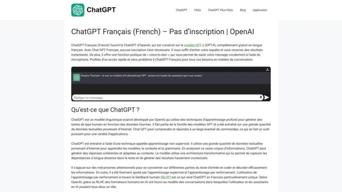 ChatGPT French