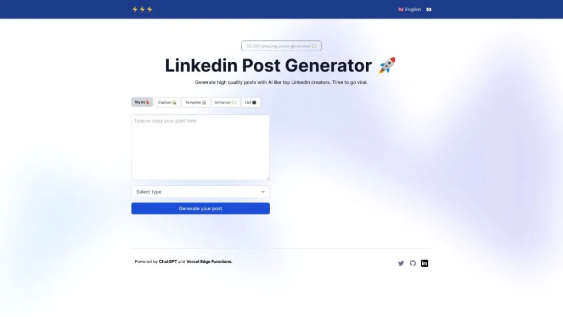 AI Post Generator