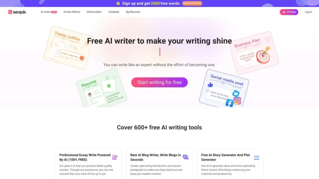 Seapik AI Writer