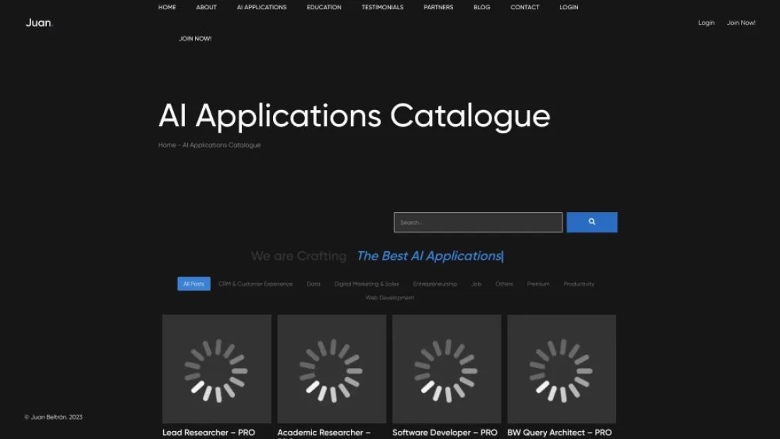 AI Applications Catalogue