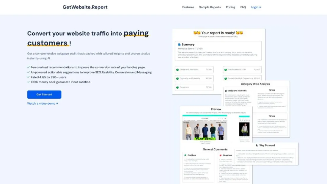 GetWebsite.Report