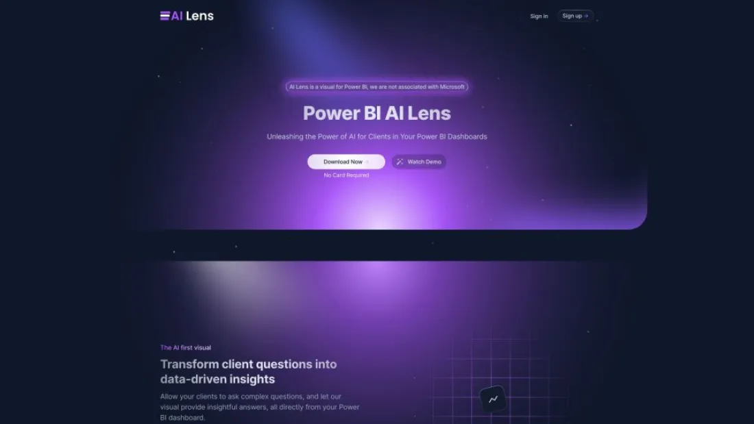 AI Lens Power BI