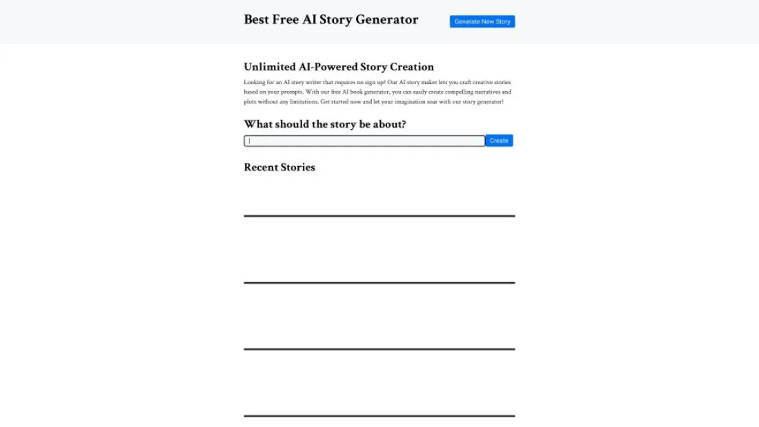 AI Story Generator