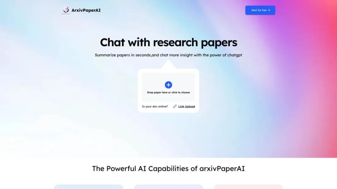 ArxivPaperAI