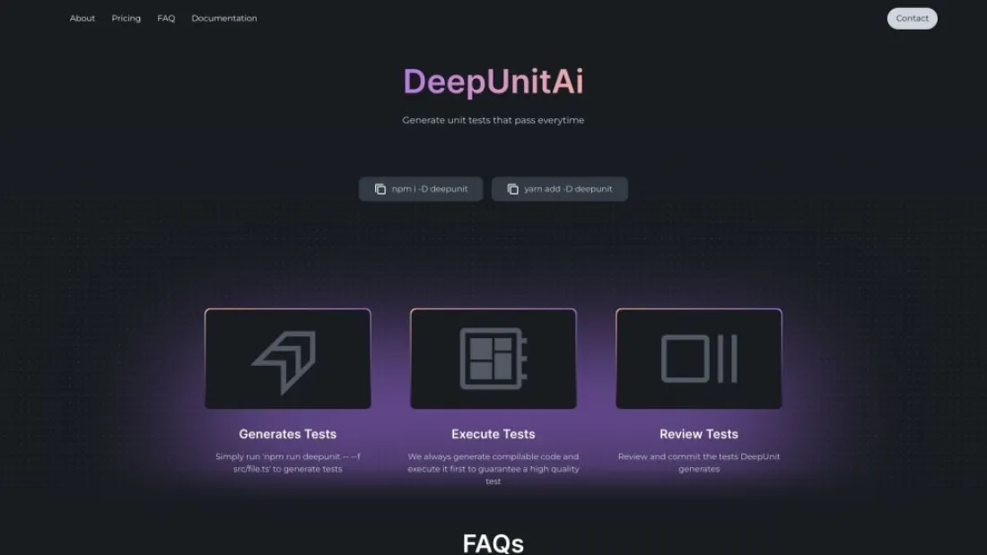 DeepUnitAI