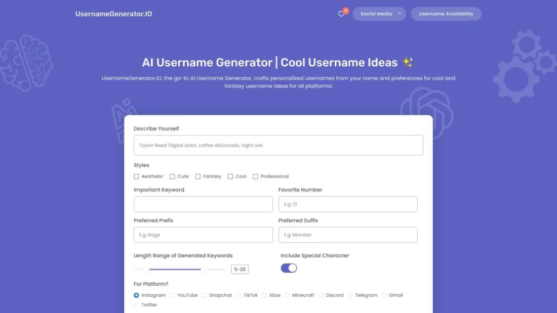 UsernameGenerator