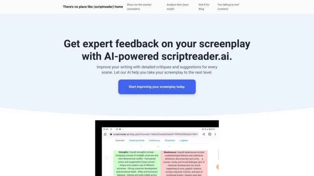 ScriptReader AI