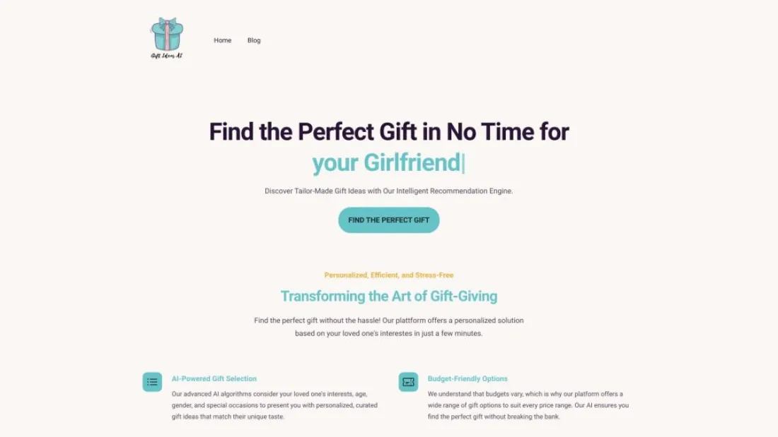 Gift Ideas AI