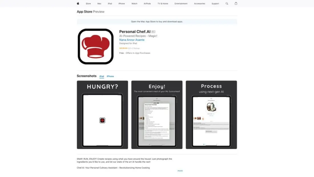 Personal Chef.AI