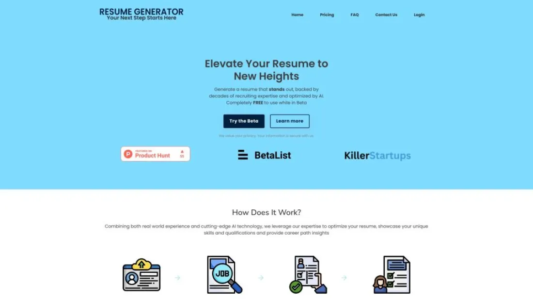 Resumegenerator.io