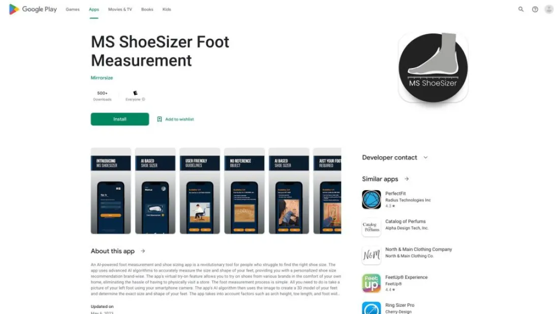 AI Foot Measurement