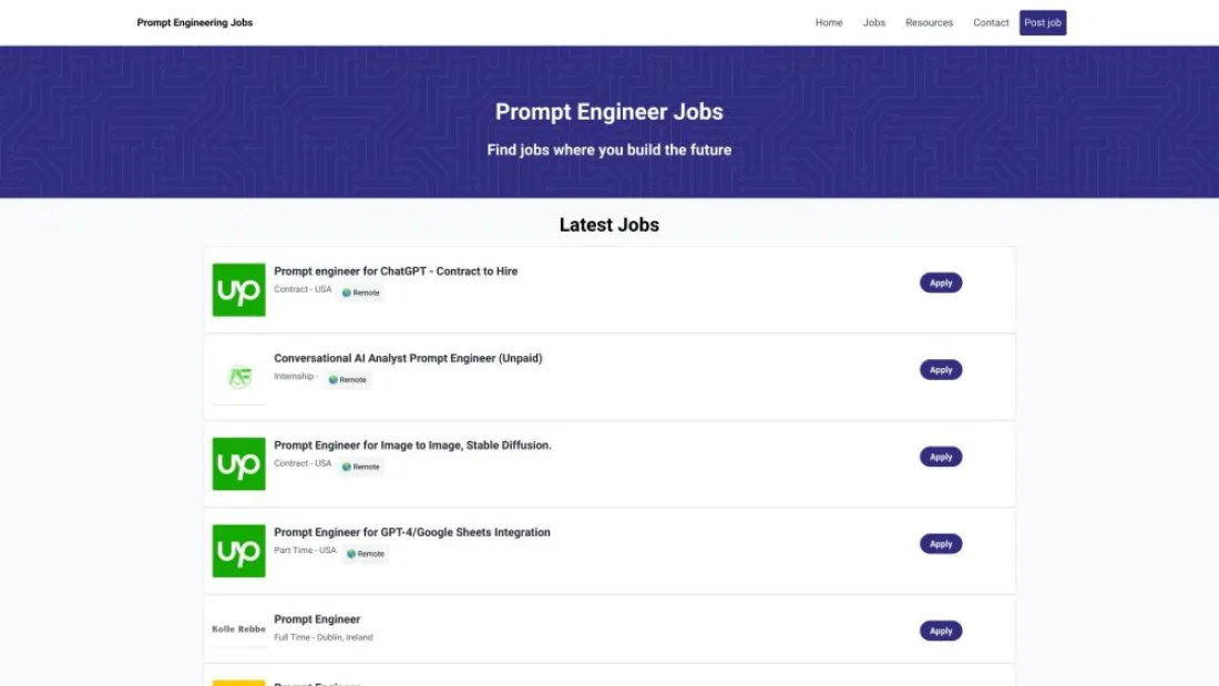 Prompt Engineering Jobs