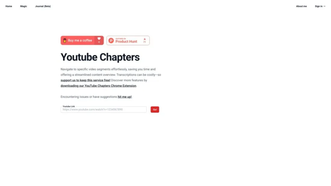 YouTubeChapters AI